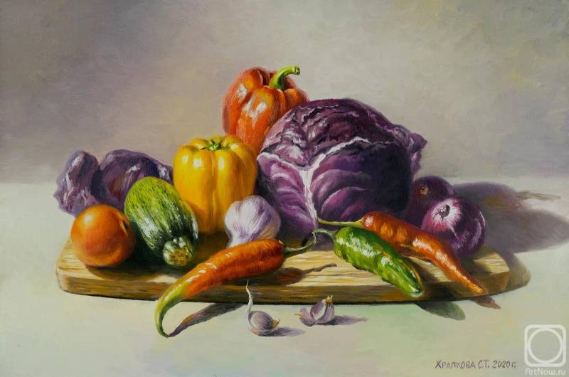 Овощной натюрморт, Светлана Храпкова