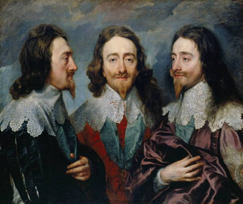 Тройной портрет Карла I, Антонис ван Дейк