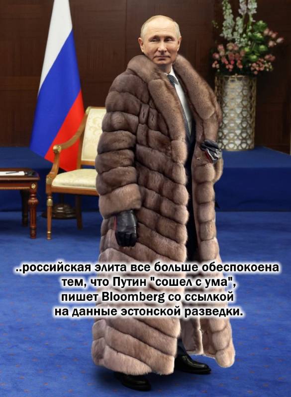 Путин в женской шубе